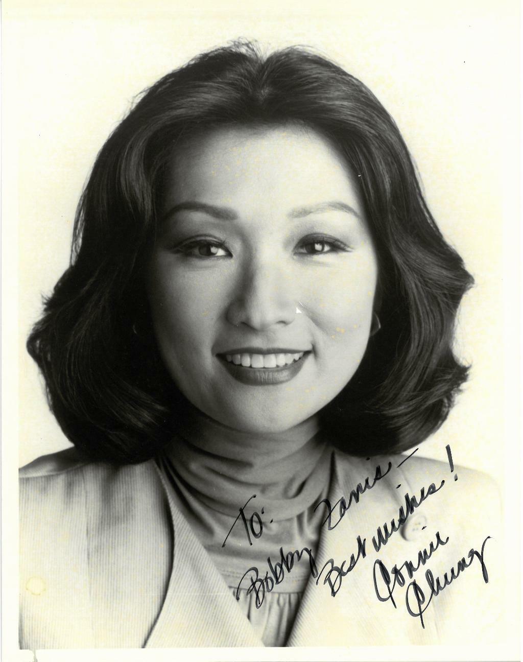 Connie Chung Signed Authentic Autographed 7x9 B/W Photo Poster painting PSA/DNA #AA21848