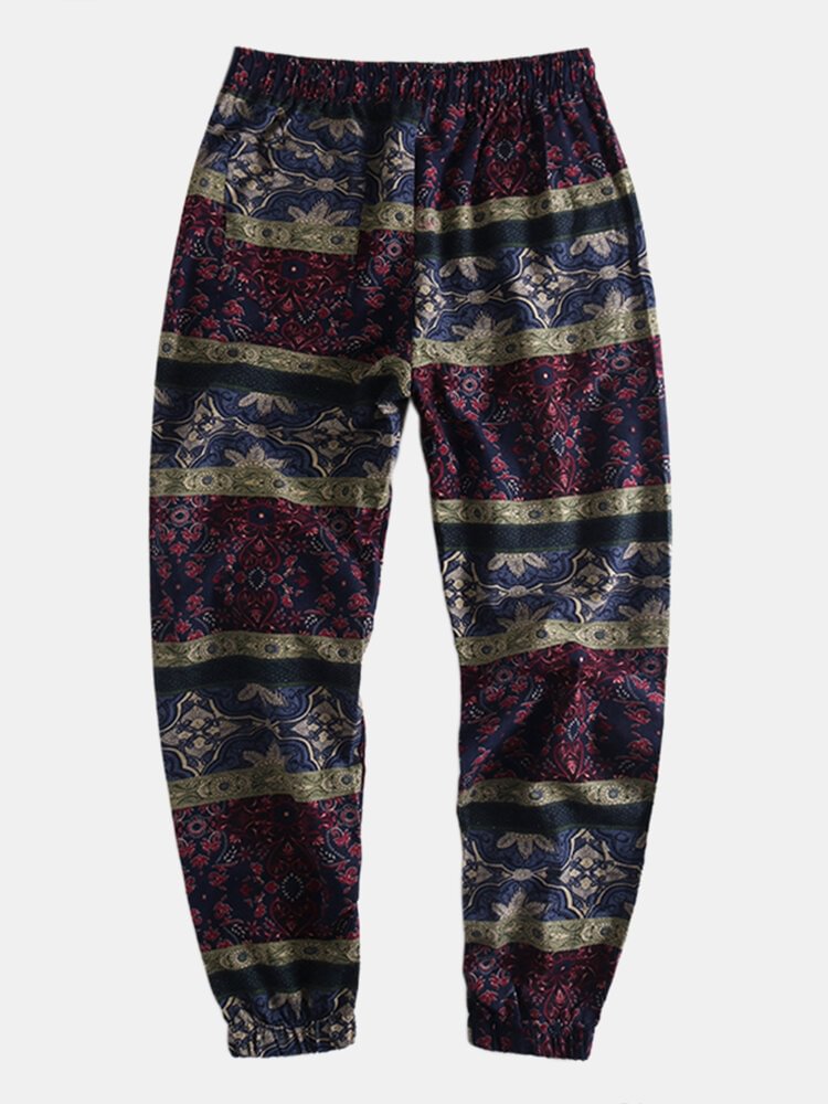 floral casual pants