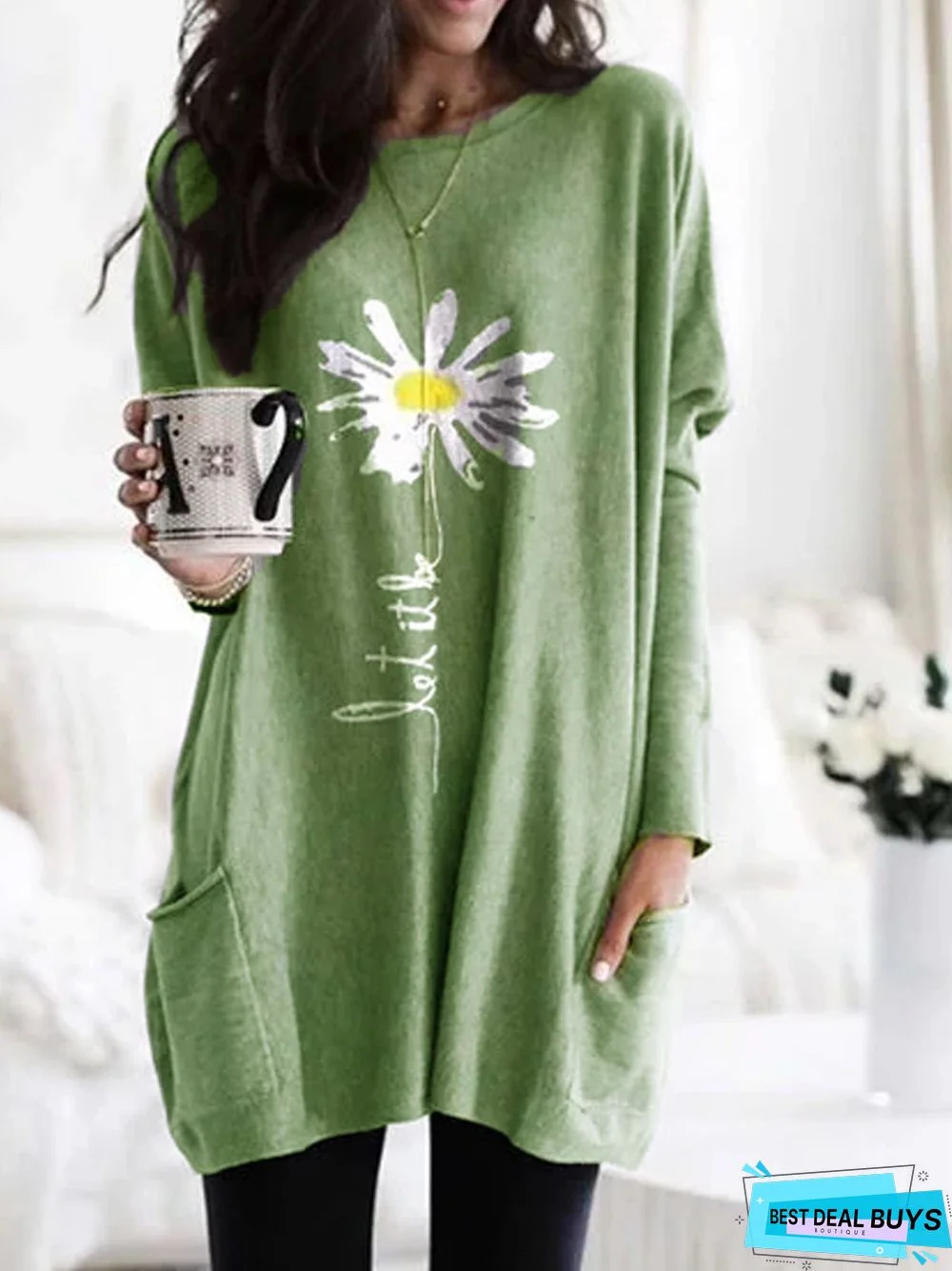 Women Fashion Casual Long Sleeve Sweatshirt