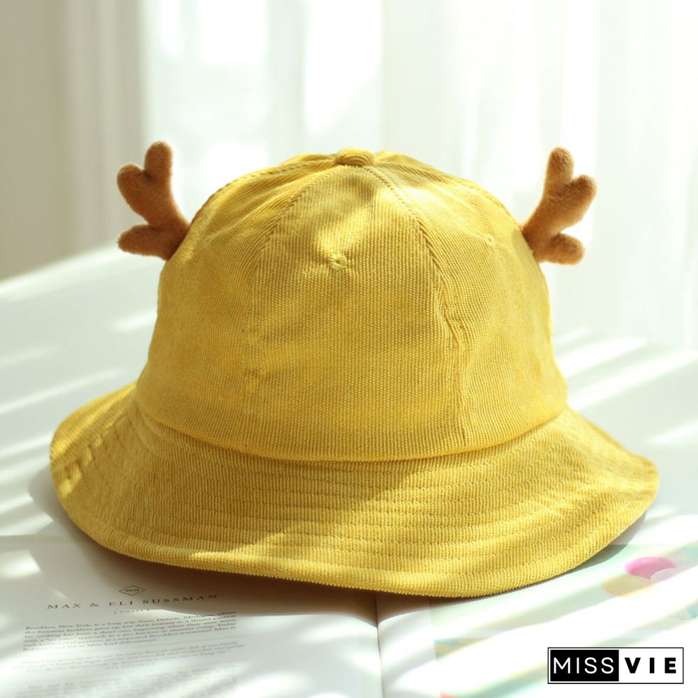 Cat Ears Angel Devil Antlers Fisherman Hat