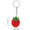 Bead Embroiderys - Strawberry Beaded Counted Cross Stitch Ornament Kit for Adults Beginners