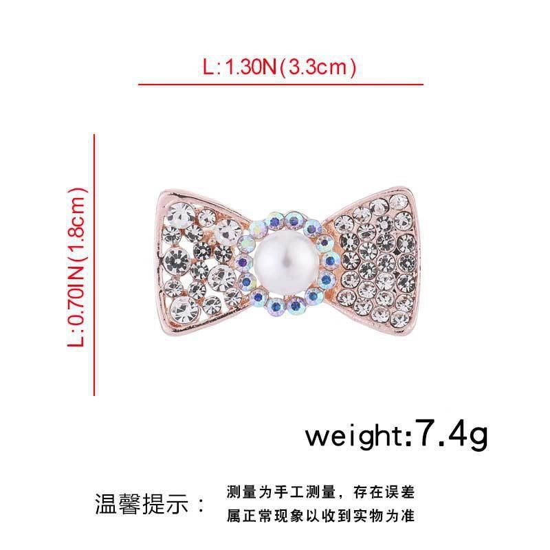 Elegant Glam Pin Heart Shape Flower Bow Knot Alloy Plating Artificial Pearls Women’s Brooches