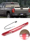 Third 3rd Brake Light 25890530 LED High Mount Stop Light for Chevy for GMC Sierra 1500 2500 3500 HD 2007-2013 Rear Center Cab Roof Tail Cargo Lamp
