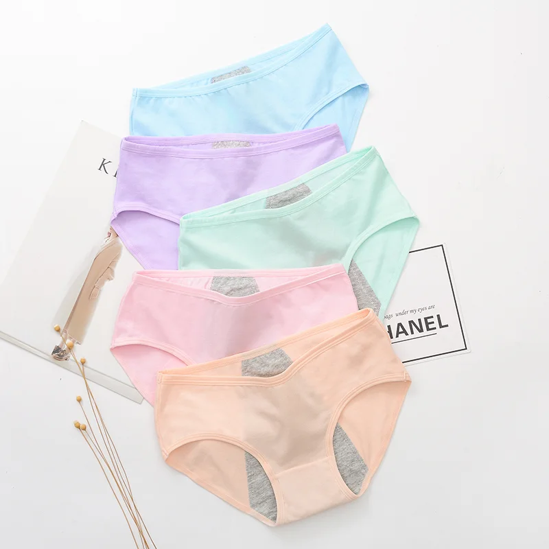 Billionm pieces / set of menstrual underwear female sexy pants leak-proof underwear period proof cotton underwear