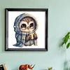 Owl - 18CT Stamped Cross Stitch 20*20cm/7.87*7.87in