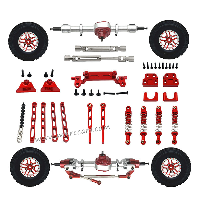 MN Model MN82Pro RC Truck Upgrade Parts Metal Modification Kit Package (including wheels)