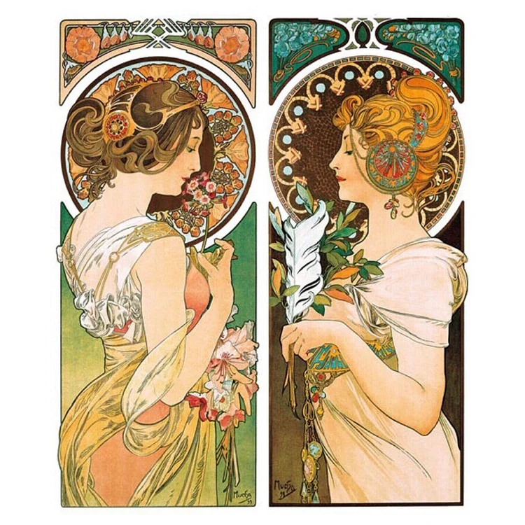 Lady 11CT Stamped Cross Stitch 40*48CM