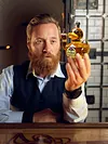 Prank Duck Glass Wine Bottle Middle Finger Whisky Dog Bottle Decanter for Bar