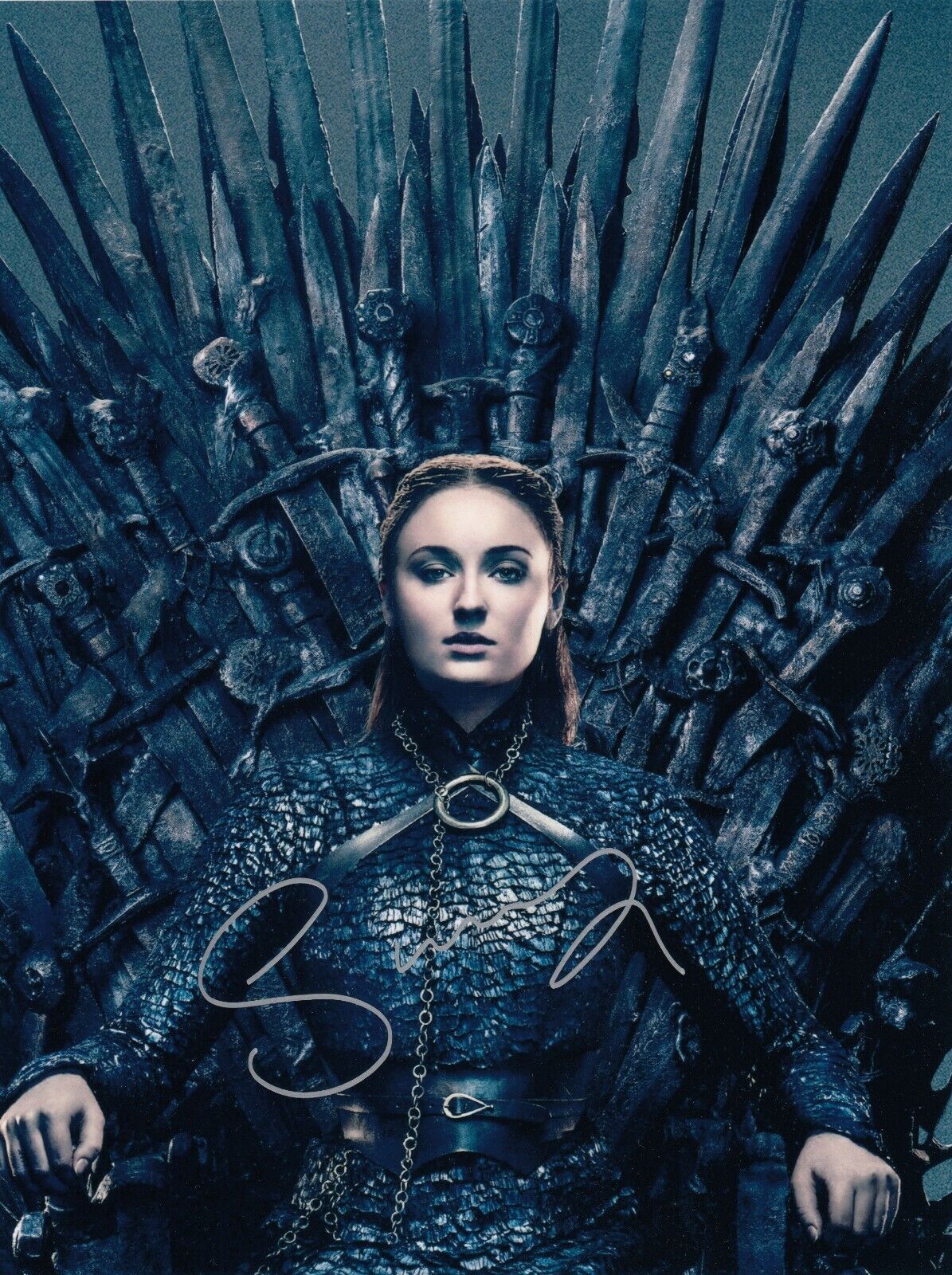 Sophie Turner Signed Auto 8 x 10 Photo Poster paintinggraph