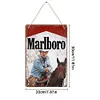 Marlboro occidental - Enseignes en bois(20*30cm/30*40cm)