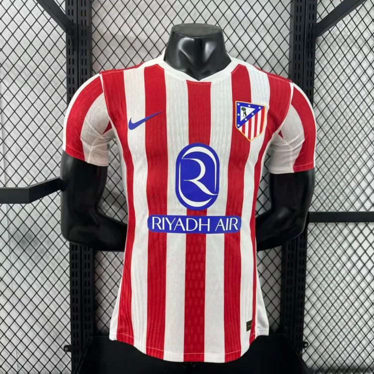 2025-26 New Season-Atletico Madrid Home Jersey-Player Edition