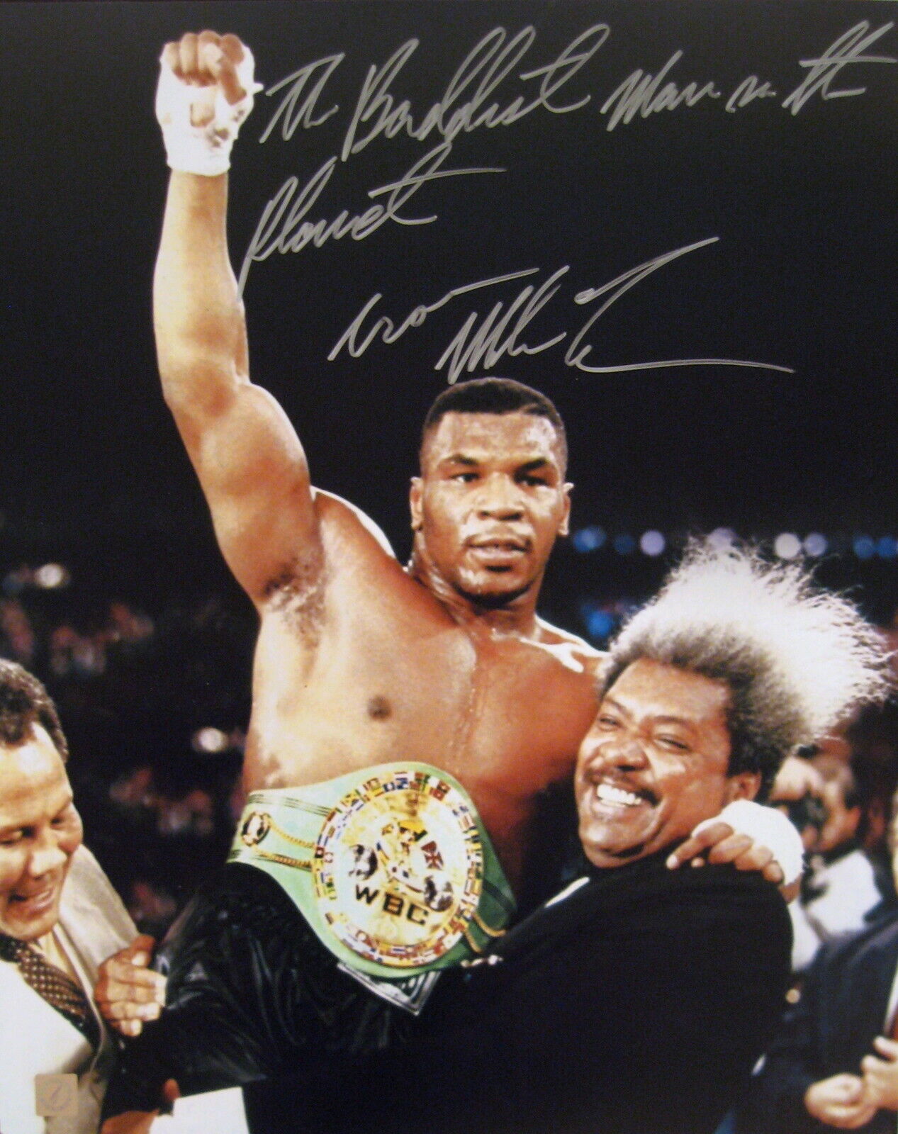 Iron Mike Tyson Autographed Signed 16x20 Photo Poster painting w/ Don King ASI Proof