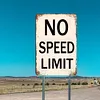 No Speed Limit - Metal Tin Signs(8*12Inch/12*16Inch)