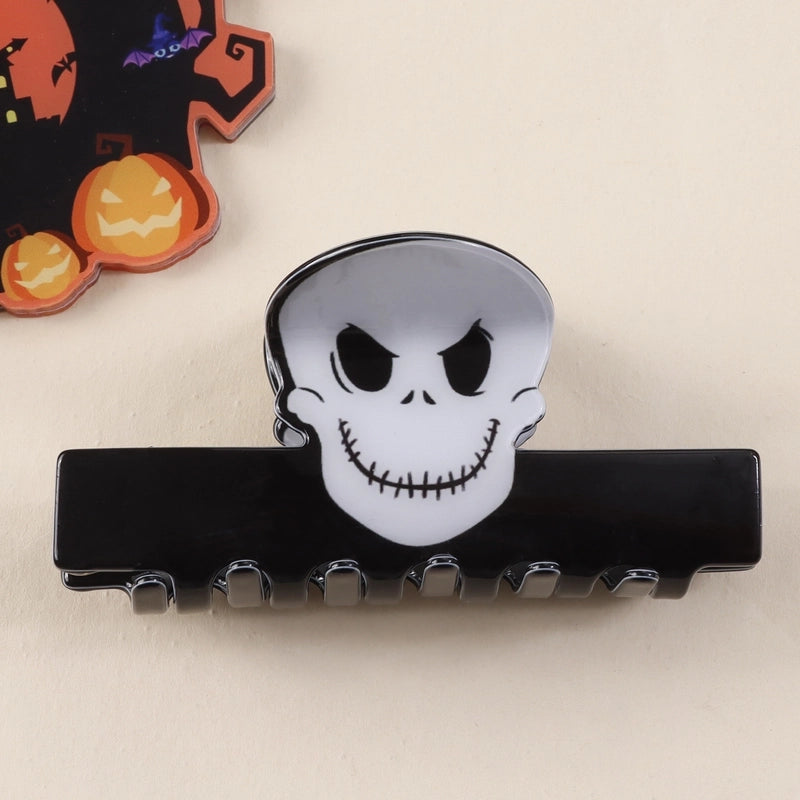 Halloween Funny Women’s Pumpkin Cat Skull PVC Hair Claws