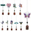 5D DIY Diamond Painting Wind Chime Bell Pendant Art Mosaic Kit