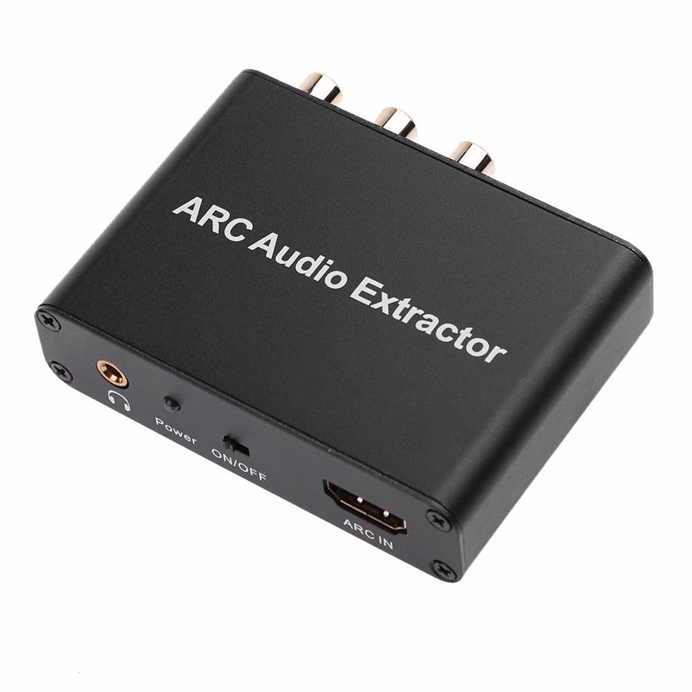 

HDMI ARC Audio Extractor Converter Adapter for Optical Fiber Coaxial RCA TV, 501 Original