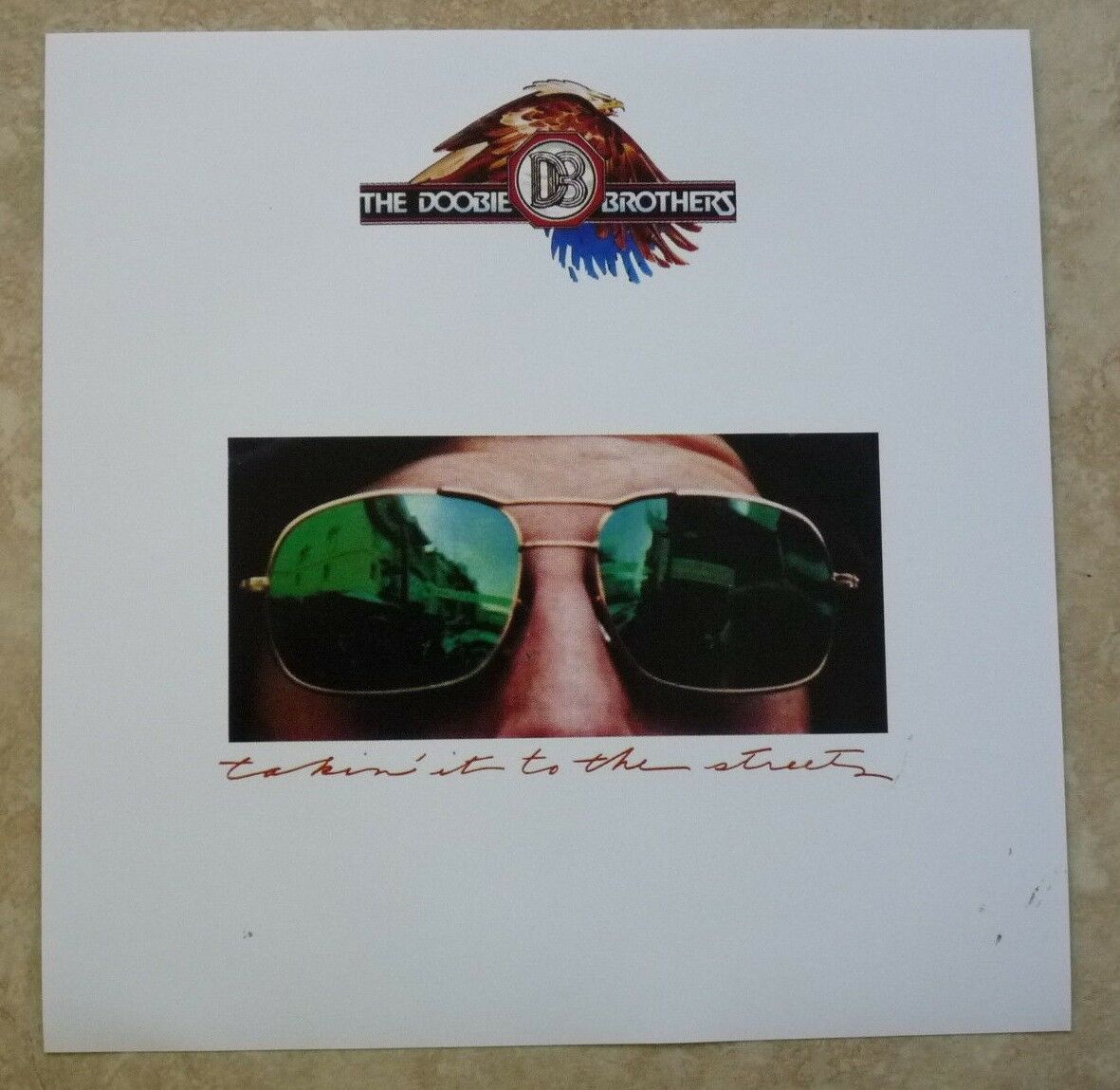 Skunk Baxter Doobie Brothers Band 12x12 Album Cover Photo Poster painting Takin It To The Street