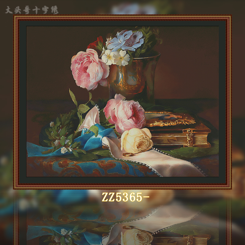 [ZZ5365-Light Smell Bookish Fragrance]  Painting Fairy Cross Stitch