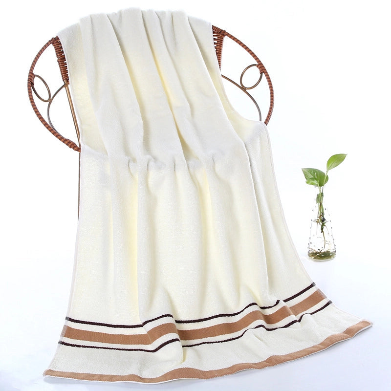 Thickened Cotton Bath Towel Cotton Adult Men’s And Women’s Home Bath Swimming Soft Absorbent Logo