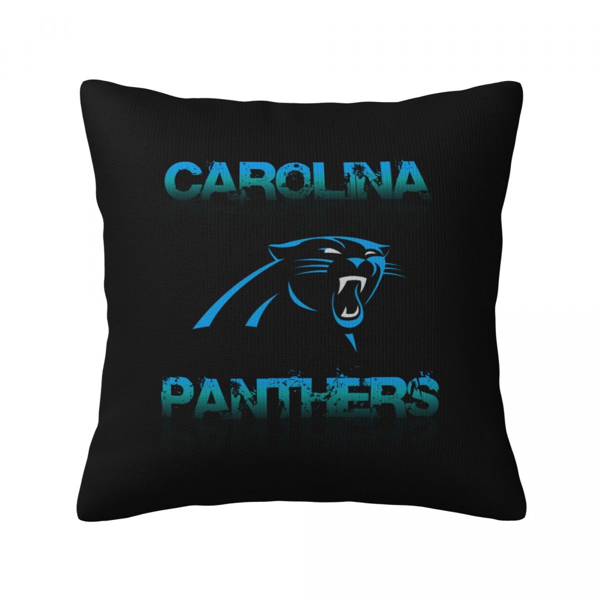 Carolina Panthers Black Pillow Covers 18x18 Inch