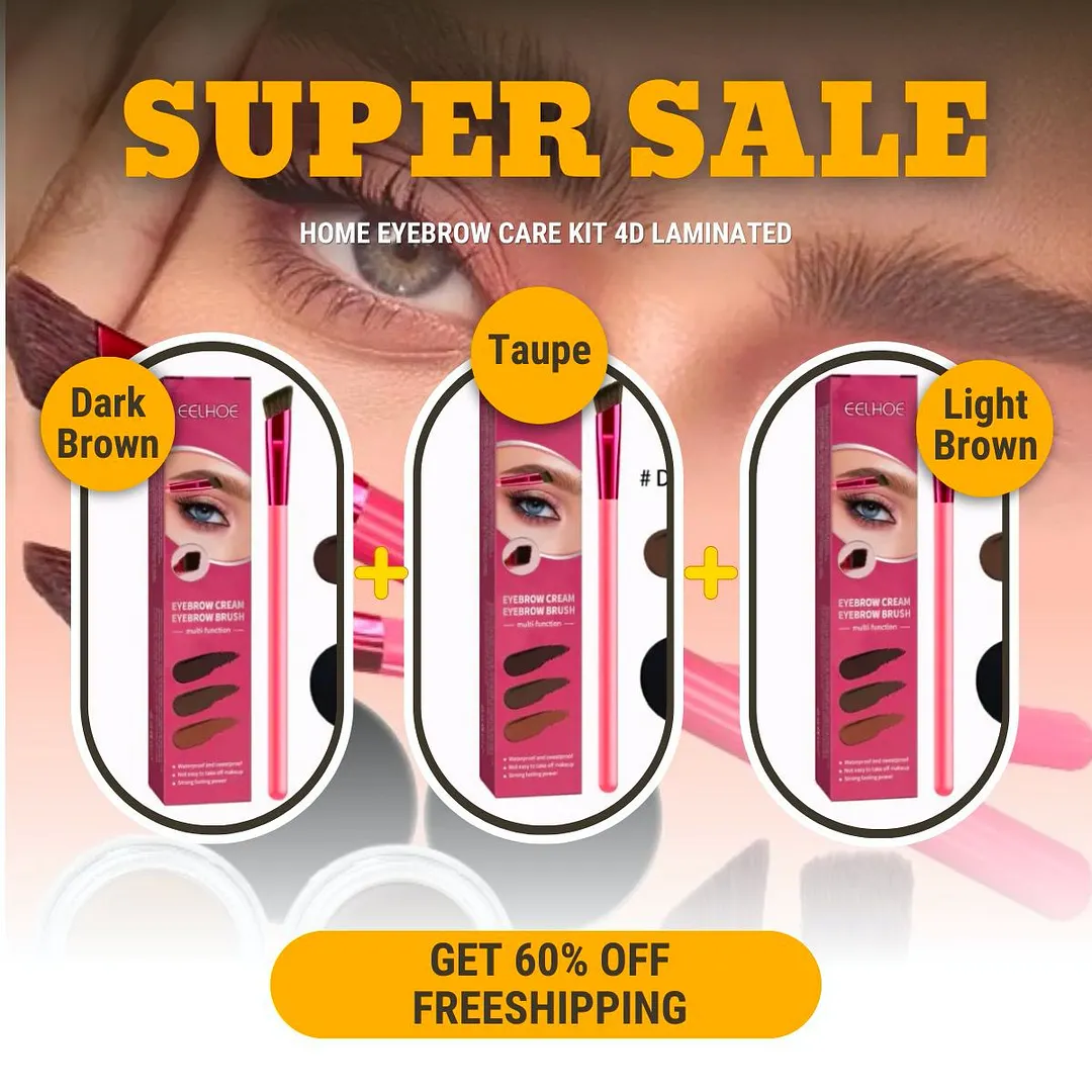 🔥LAST DAY 55% OFF🔥 Home Eyebrow Care Kit 4D Laminated