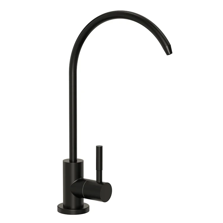 EVERSTEIN 360&deg; Swivel Filtration Kitchen Faucet Matte Black SFS-1184-BK