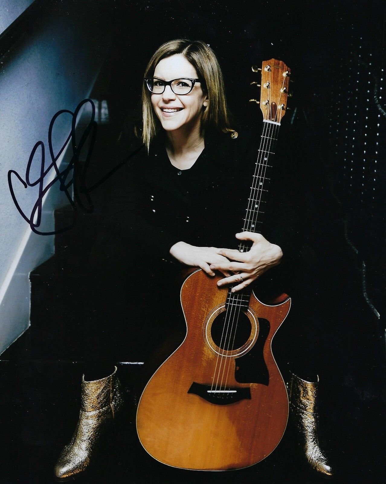 GFA Stay I Missed You * LISA LOEB * Signed Autograph 8x10 Photo Poster painting PROOF L5 COA