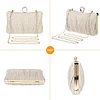 UBORSE Clutch Damen Pailletten Handtasche Strass Abendtasche mit Kette Gl&auml;nzend Brauttasche Elegant Portemonnaie Tasche Geldb&ouml;rse Envelope Tasche f&uuml;r Hochzeit Cocktailparty Tanzparty Geburtstag