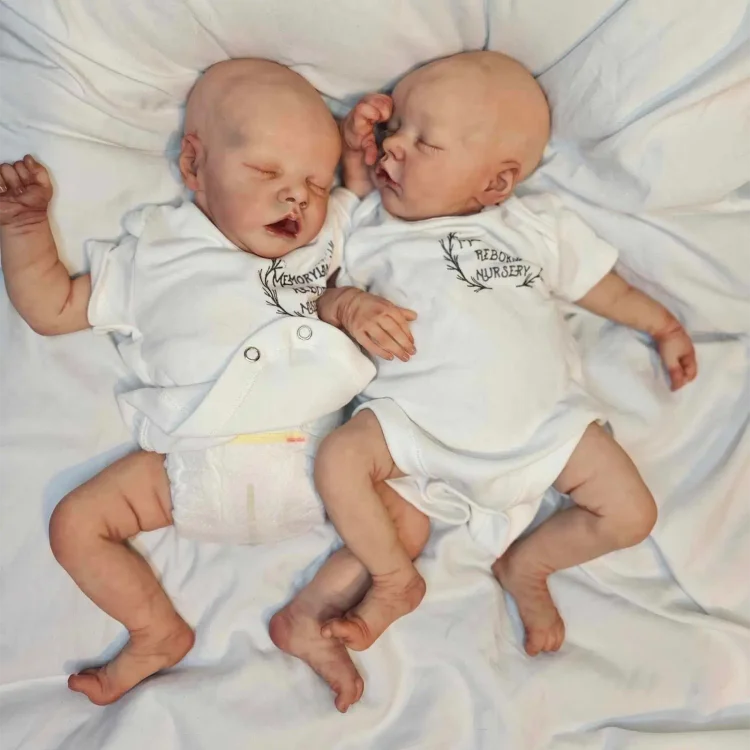 [New] 17" Sweet Sleeping Dreams Reborn Newborn Twins Sisters Dasuina and Mestia Truly Baby Toy：Realistic Reborn Baby Dolls By Rsgdolls®