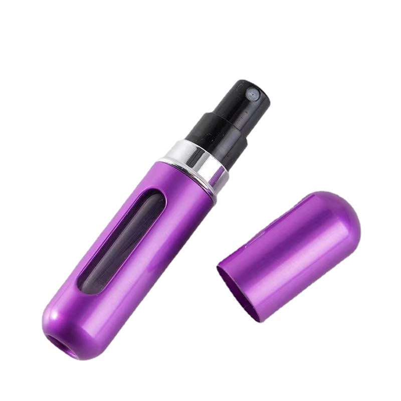 In Stock 5ml Bottom Filling Perfume Bottle Recyclable Portable Rechargeable Perfume Spray Bottle Perfume Electrochemical Aluminum Bottle