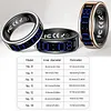 Smart Ring with Display Screen Fitness & Health Tracker Fitness Rings IP68 Waterproof with Call Notification for Both Women and Men