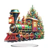Diamond Painting Acrylic Christmas Train Desktop Diamond Painting Art Kits