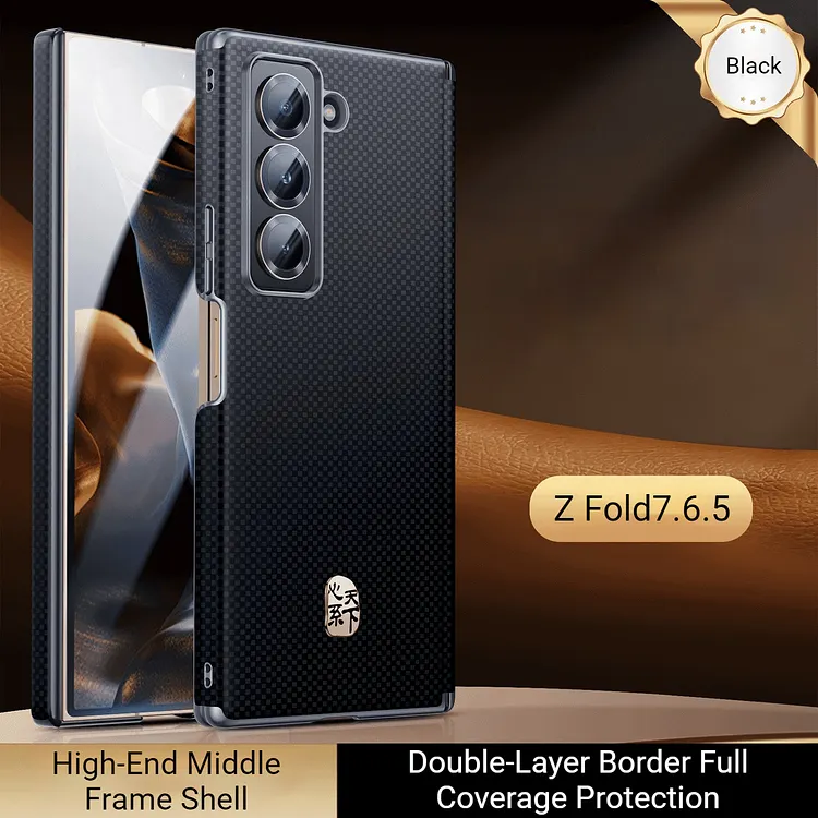 Samsung ZFold Series Mesh Texture Premium Dual-Axis Protective Case