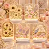 DIY Diamond Art LED Night Light &ndash; Light-Up Table Decor, Double-Sided Printed DIY Crystal Pearl Painting Decoration for Holiday & Gifts (Dog)