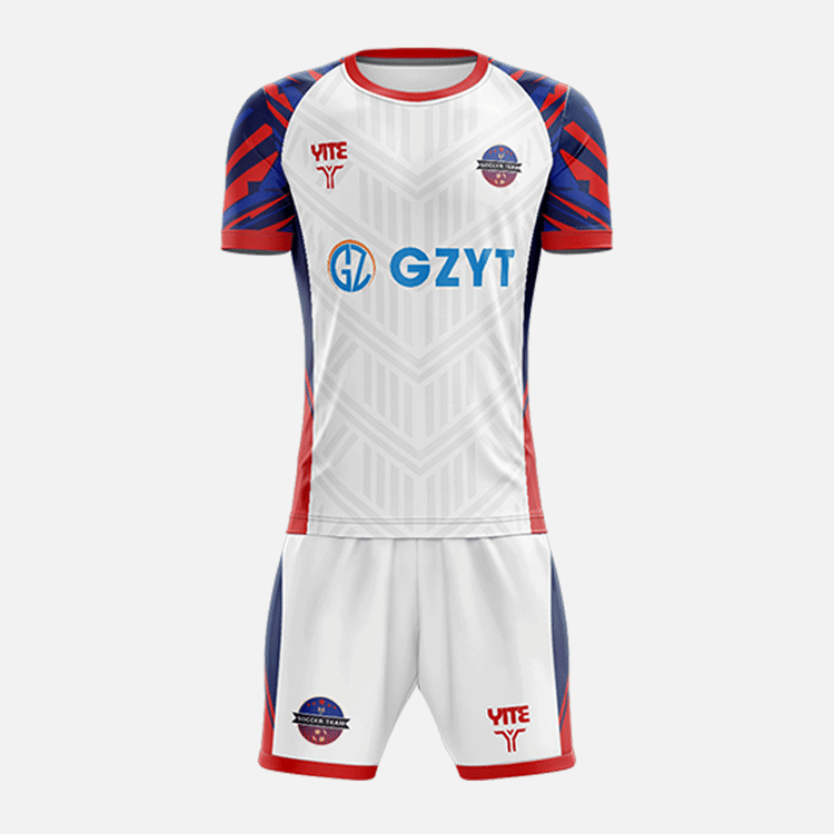 YITE | LZ24-015-Red And White Soccer Uniforms
