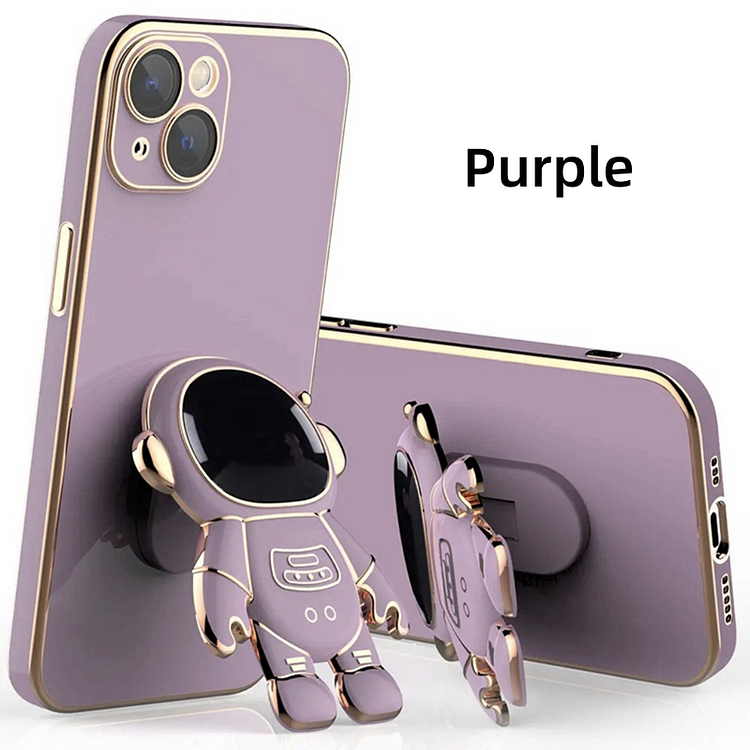 Astronaut Holder Luxury Plating Case-For Oppo A Series