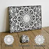 uk.everydayedeals DIY Pearl Painting With Frame - Handmade Self-Adhesive Pearls - Mandala(20*30cm)