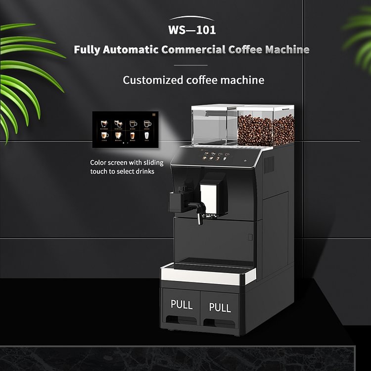 Mcilpoog WS101+3 Business super automatic coffee machine Touch screen