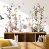Floral Genie Plant Home Decorative Self Adhesive Wall Sticker