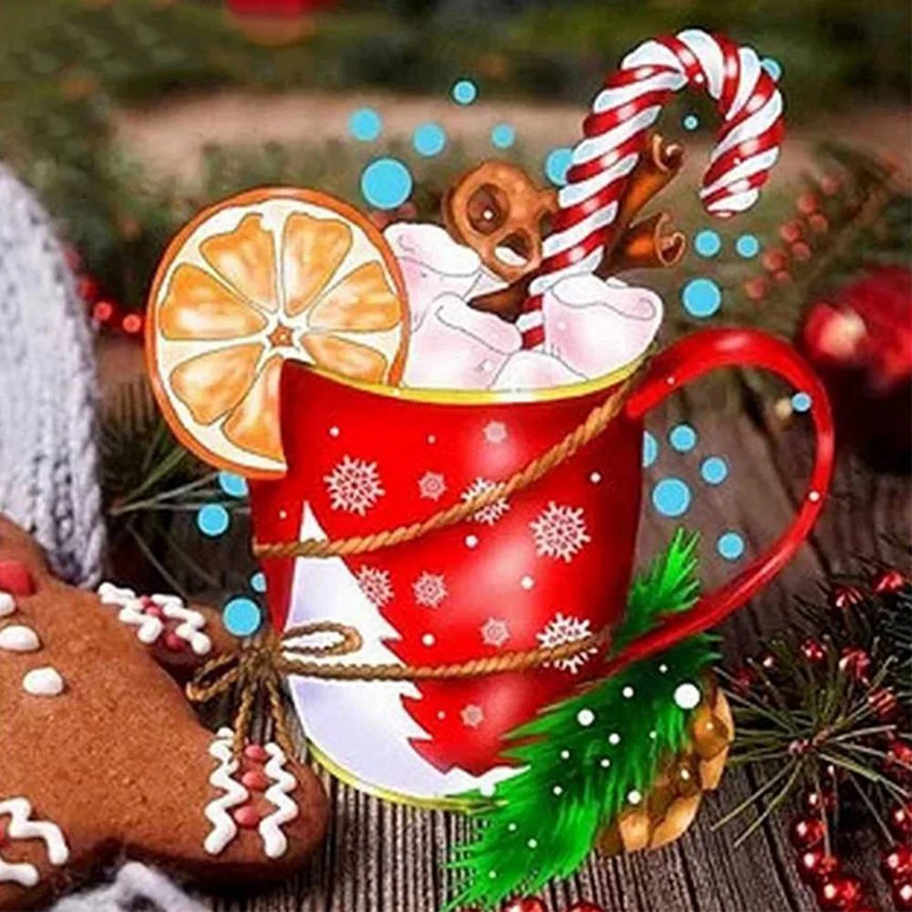 Diamondpaintinggifts Full Drill Diamond Painting Afternoon Tea