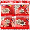 (US Only)Cross Stitch Hanging Pendant Christmas Snowflake Embroidery Art Pendants