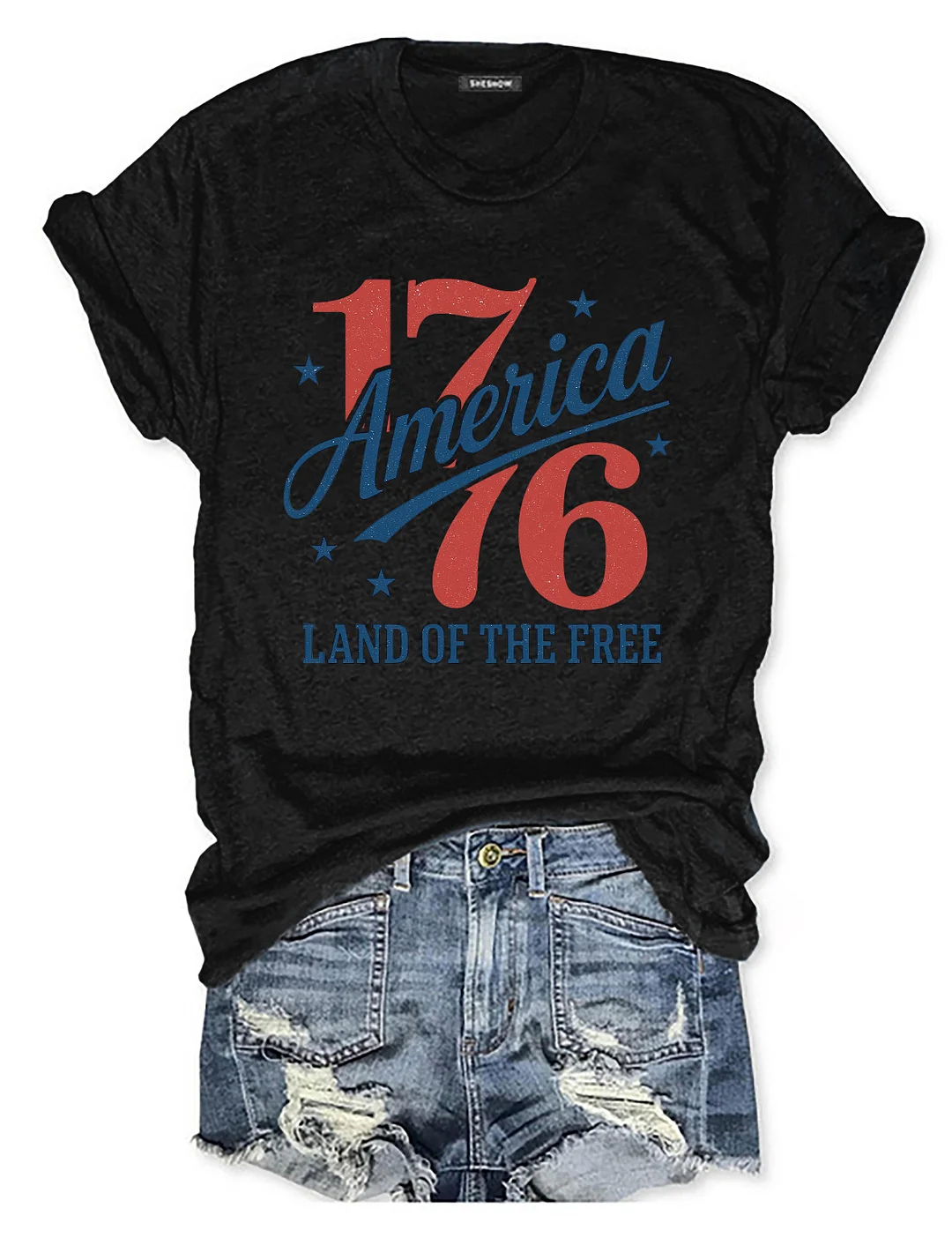 1776 America Land Of The Free T-shirt
