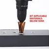 M35 HSS-Co Cobalt Step Drill Bit 3-13mm 1/4 Inch Hex Spiral Groove Ladder Drill