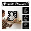 uk.everydayedeals DIY Pearl Painting With Frame - Handmade Self-Adhesive Pearls - Snowman(25*25cm)