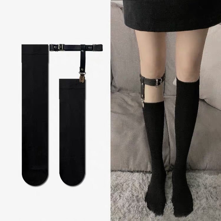 Japanese School Uniform Socks With Leg Ring