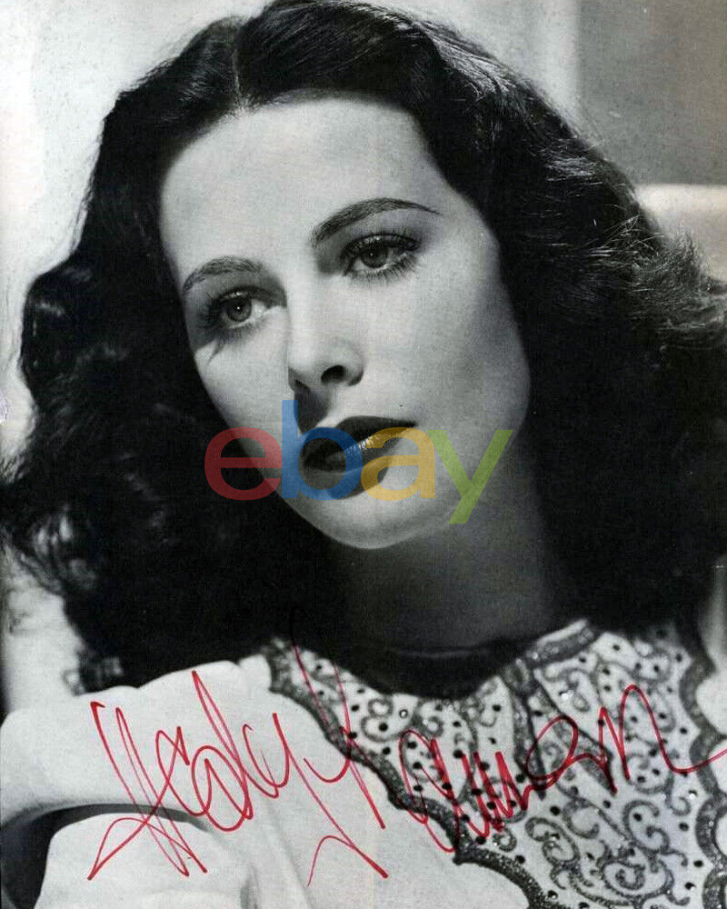 Hedy Lamarr Signed 8x10 Photo Poster painting Autographed reprint