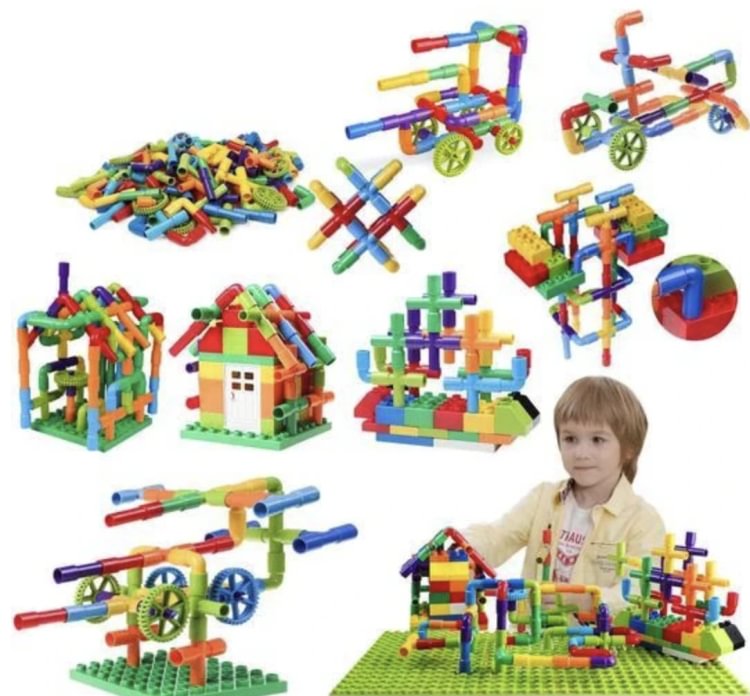 pipe building blocks toy