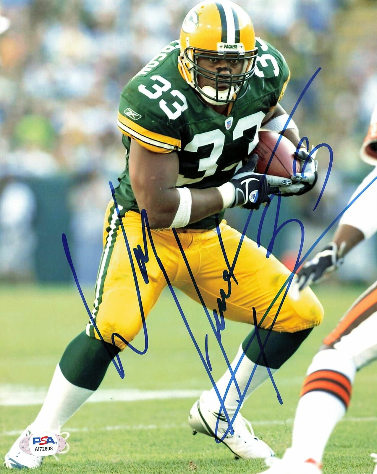 WILLIAM HENDERSON Signed 8X10 Photo Poster painting PSA/DNA Green Bay Packers Autographed