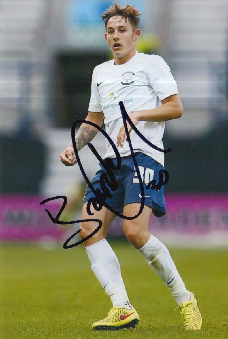 PRESTON NORTH END HAND SIGNED JOSH BROWNHILL 6X4 Photo Poster painting.