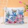 DIY Flower Special Shape Diamond Painting Leather Chain Shoulder Bag Clutch